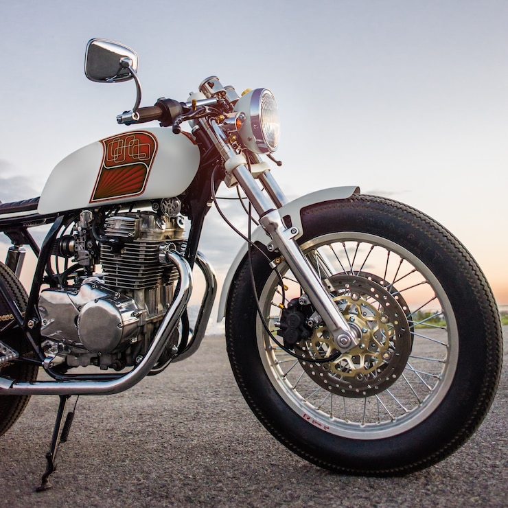 Foto motocicleta vintage