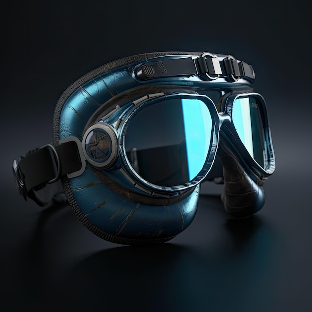 Motorradbrille im Fantasy-Design