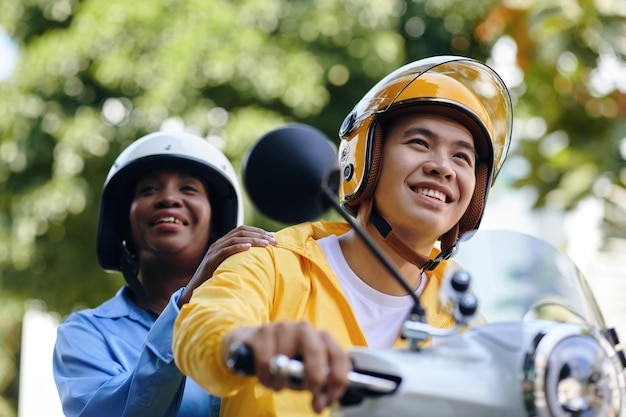 Mototaxi en la ciudad