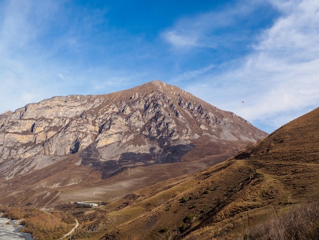 Foto mount chydjyty khokh blick von dargavs nordossetien russland