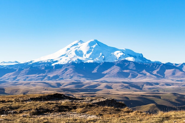 Mount Elbrus von Bermamyt am Septembermorgen