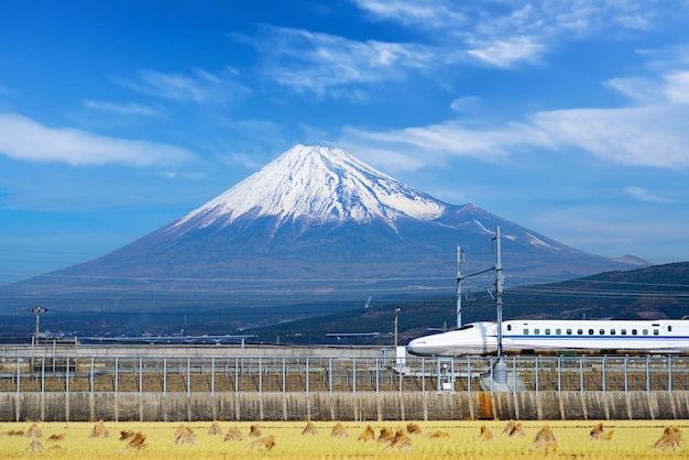 Mount Fuji und die Schussbahn