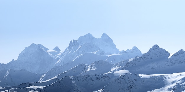 Mount Ushba Blick von Mir Station Elbrus Großkaukasus Russland