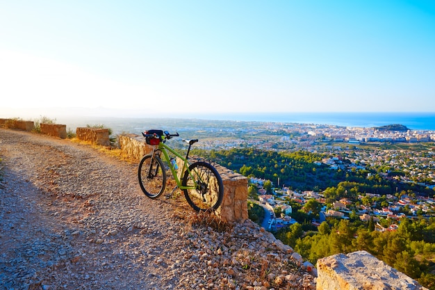 Mountain bike, mtb, denia, em, montgo, pista, espanha