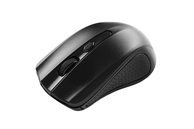 Mouse sem fio de computador moderno cinza