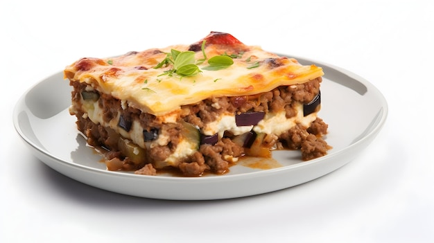 Moussaka griega una guisada en capas y reconfortante