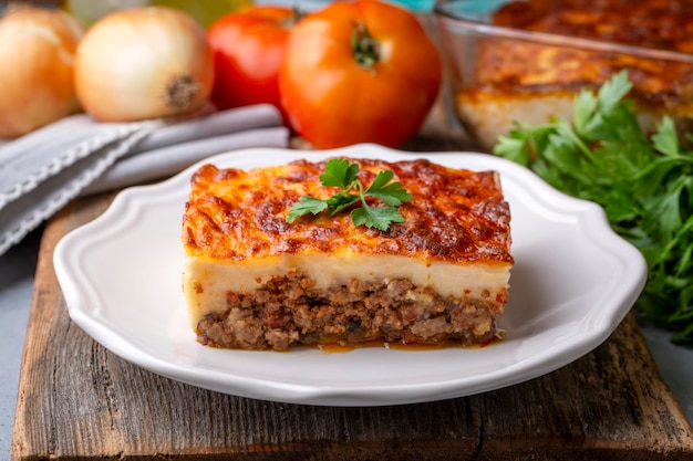 Moussaka Un plato tradicional griego