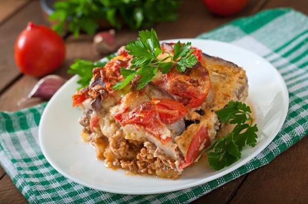 Moussaka, traditionelles griechisches Gericht