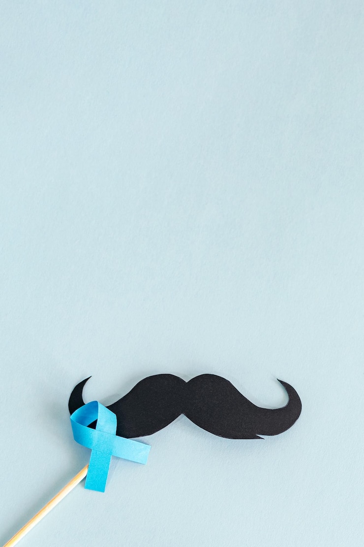Foto movember movement conscientização sobre o câncer de próstata conceito de consciência sobre a saúde dos homens