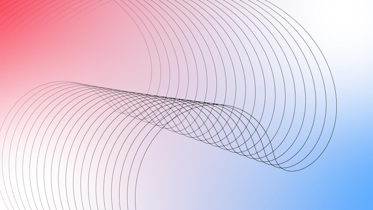 Foto movimiento artístico de la línea geométrica línea simple geométrica