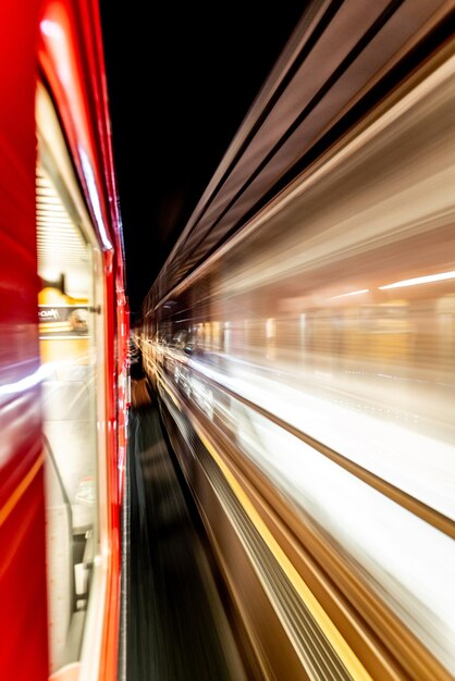 Foto movimiento borroso del túnel