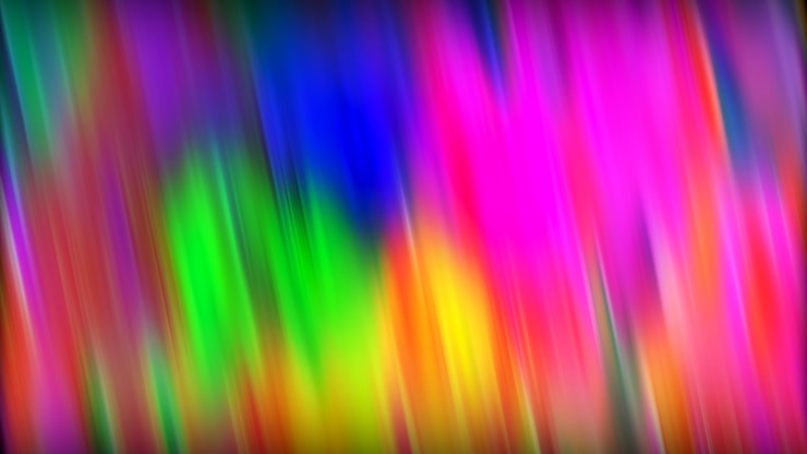 Foto movimiento de color púrpura abstracto borrosa línea suave
