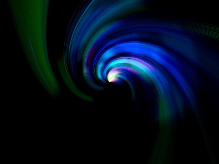 Foto movimiento colorido sobre fondo abstracto