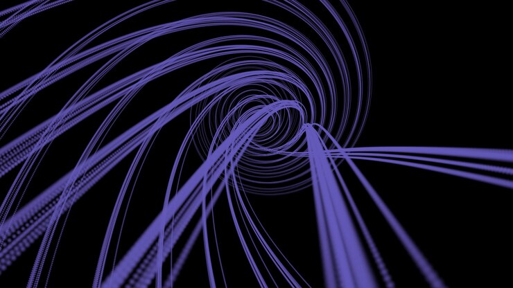 Foto movimiento espiral abstracto