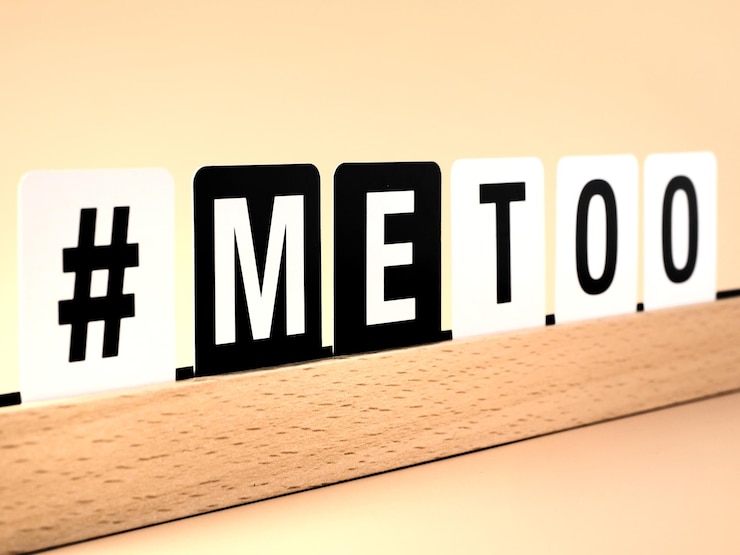 Foto el movimiento metoo hashtag pecado