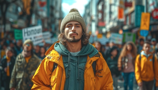 Foto movimientos sociales personas que luchan por mejoras protestas mobilizaciones jóvenes jóvenes