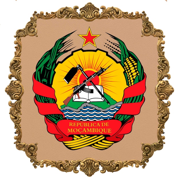 Mozambique emblema nacional Día de la Independencia Nacional