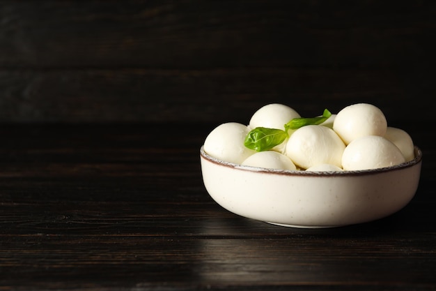 Mozzarella-Käse-Konzept aus leckeren Milchprodukten