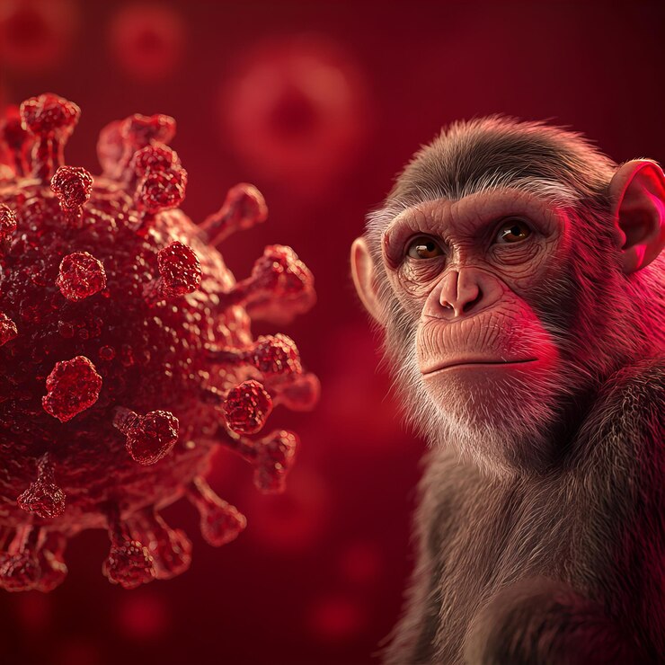 Foto mpox monkeypox virus doença viral doença infecciosa antecedentes