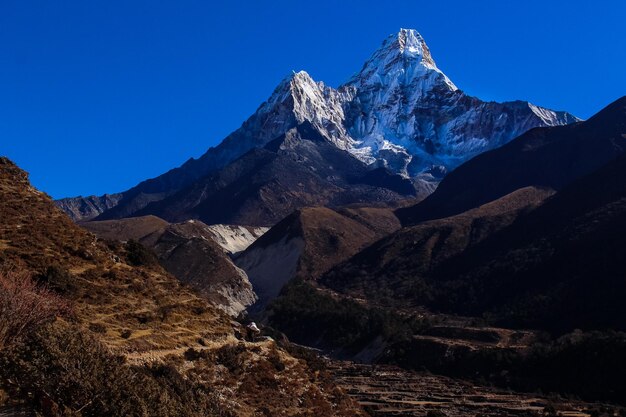 Mt. Amadablam in der Everest Base Camp Region von Solukhumbu, Nepal