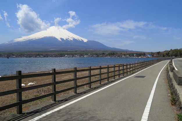 Mt.Fuji no lago Yamanaka, Japão