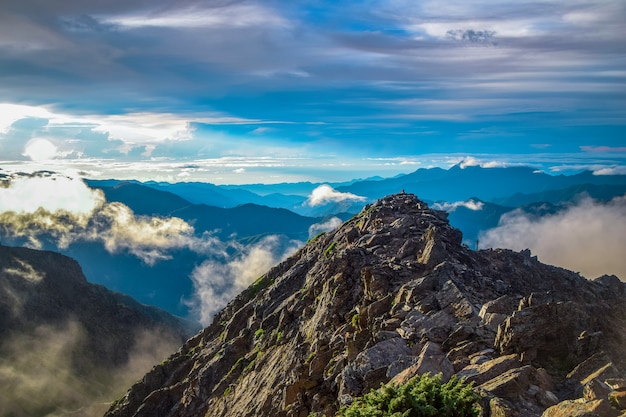 MtJade MountainYushan Landschaft Der höchste Berg auf der Insel Taiwan