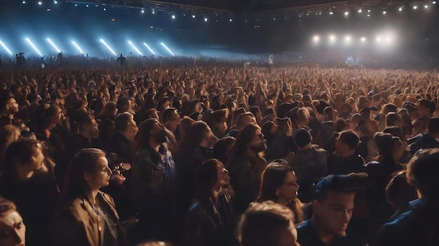 Mucha gente en el concierto.