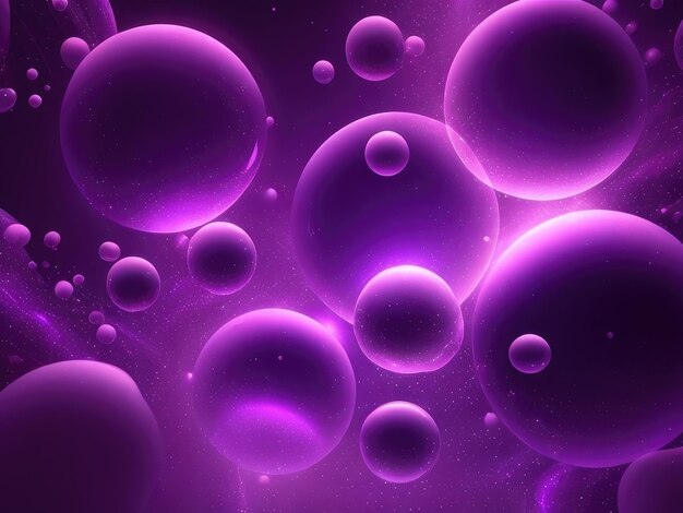 Muchas burbujas de color púrpura resumen antecedentes