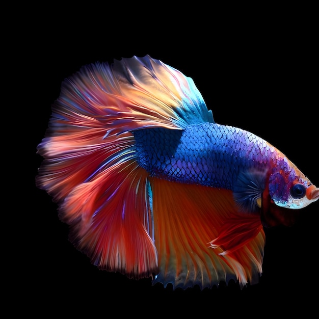 Muchos de los colores comunes de los bettas incluyen rojo brillante, azul real, naranja y dorado.