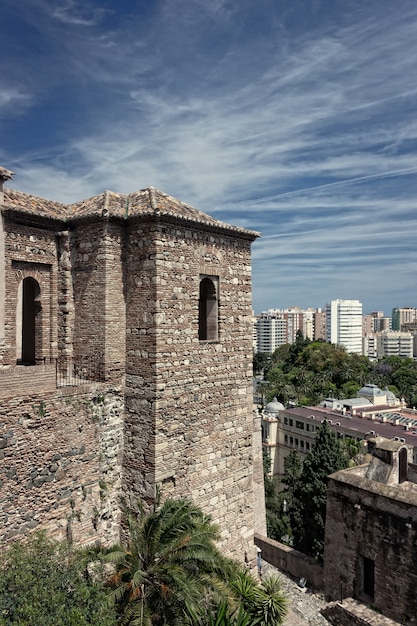 Mudejar-Turm der Zitadelle von Màlaga