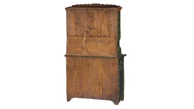 Mueble alto de madera de finales del siglo XIX.