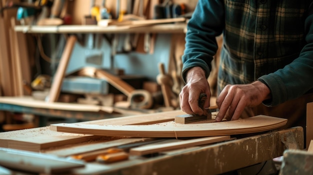 Muebles de madera de artesanía AIG41