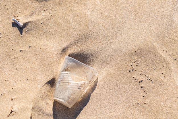 Foto müll am strand