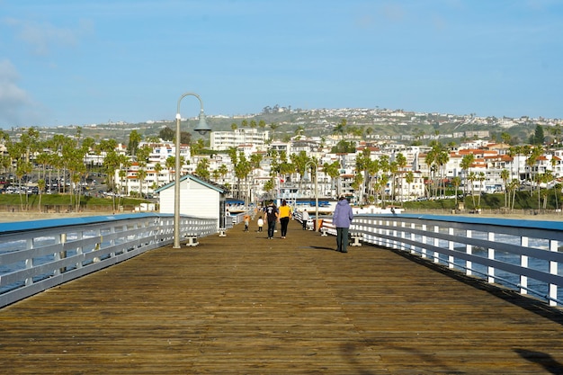 Muelle de San Clemente en el condado de Orange, California, EE.UU.