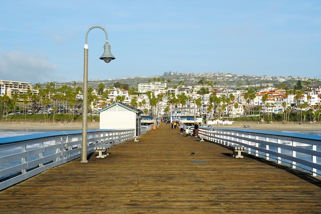 Muelle de San Clemente en el condado de Orange, California, EE.UU.