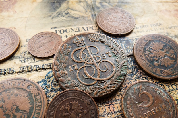 Foto münzen des russischen reiches