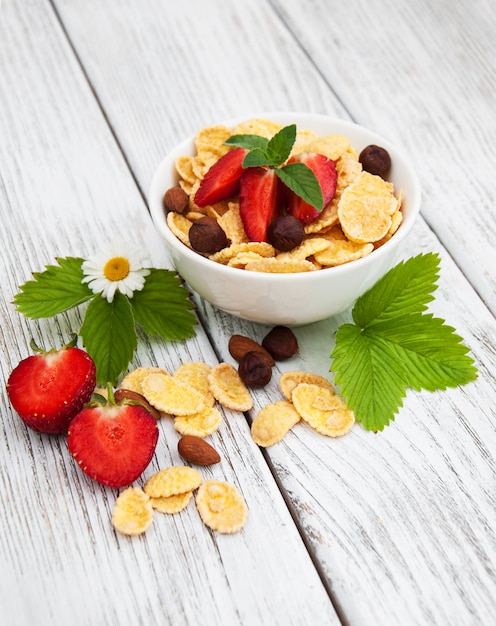 Muesli con fresas