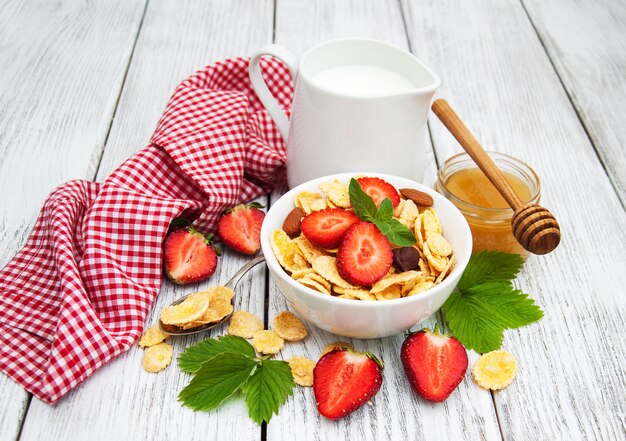 Muesli con fresas