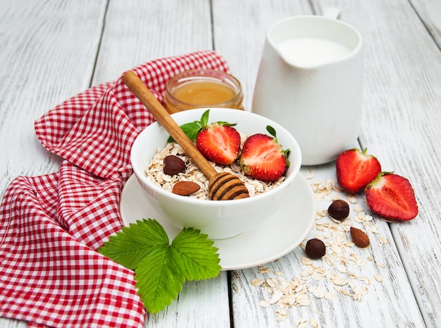 Muesli con fresas