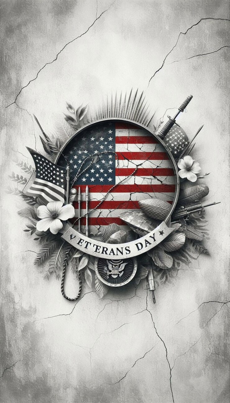 Se muestra un cartel para el Día Militar de los Estados Unidos