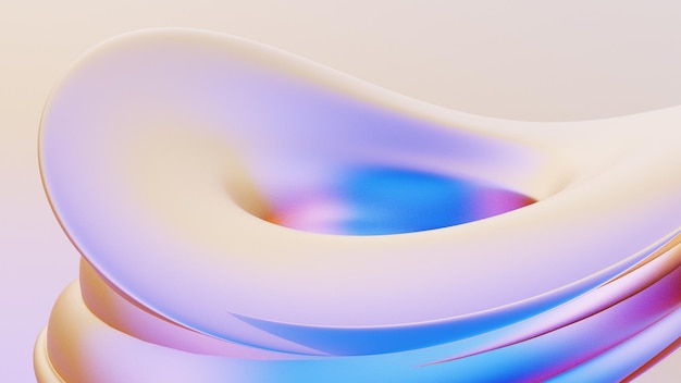 se muestra una escultura púrpura y rosa de un tulipán