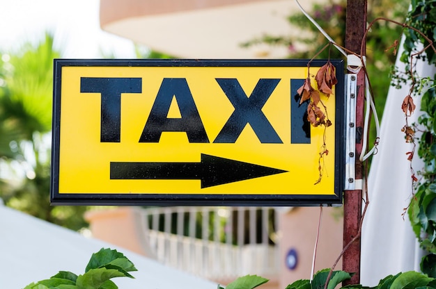 Muestra de la estación de taxis