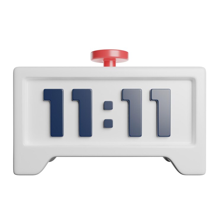 Foto muestra de reloj digital 1111