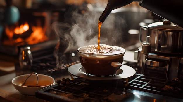 Muestra tu amor por el café Visuales estéticos del Día del Café