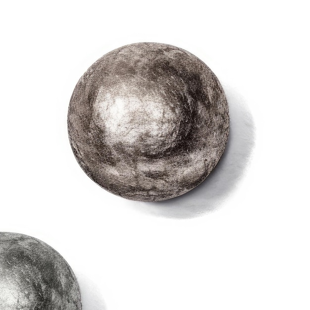 Se muestran tres bolas de mármol en una superficie blanca.