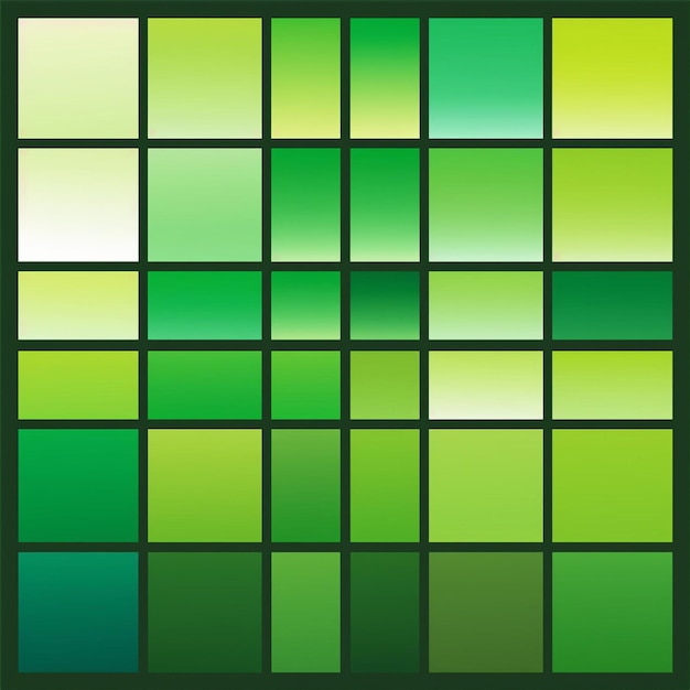 muestras de colores de gradiente