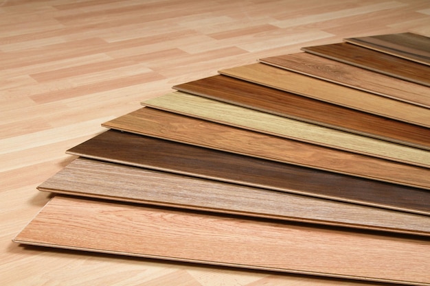 Muestras de pisos de madera