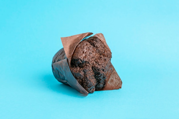 Muffin de chocolate, postre comida tradicional