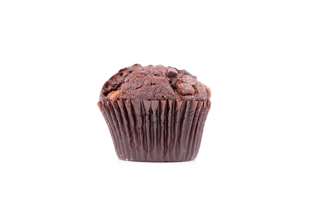 Muffin de chocolate fresco e assado