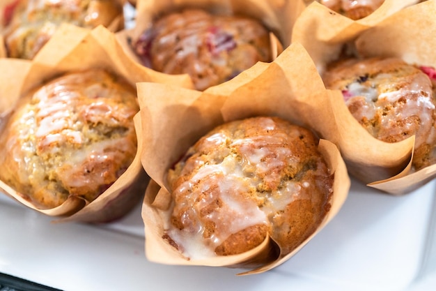 muffin de cranberry